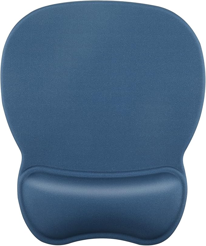 MROCO Ergonomic Mouse Pad with Gel Wrist Rest, 9.4 x 8.1 in, Gel Wrist Comfort by MROCO
