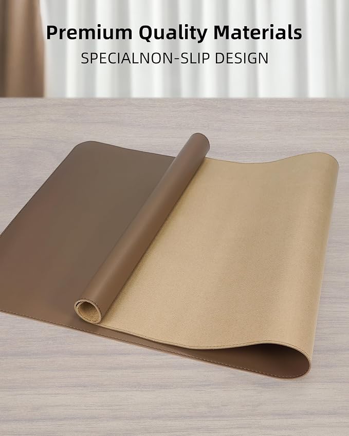 Leather Desk Pad & Protector, Mouse Pad & Office Mat - Image 2
