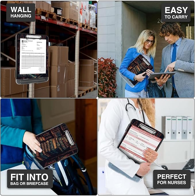 LYHXLYJH Clipboard with Storage, A4 Clipboards with Pen Holder, Heavy Duty - Image 6