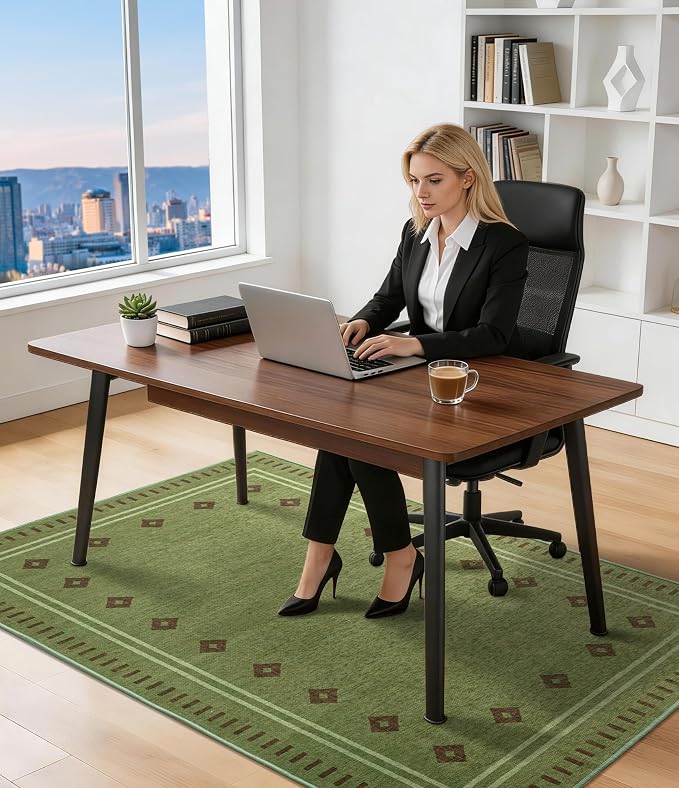 chakme Office Chair Mat for Hardwood Floor, Machine Wash, (Southwestern Sage - Image 7