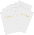 Affrolling 25 Pack 6 x 9 Inch Welcome Pocket Folders Church Visitor Welcome by Affrolling