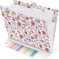 SKYDUE Accordion File Organizer, Floral Expanding File Folders by SKYDUE