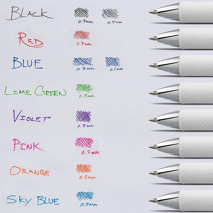 Pentel EnerGel Pearl RTX Retractable Liquid Gel Pen, Medium Line, Needle Tip - Image 6