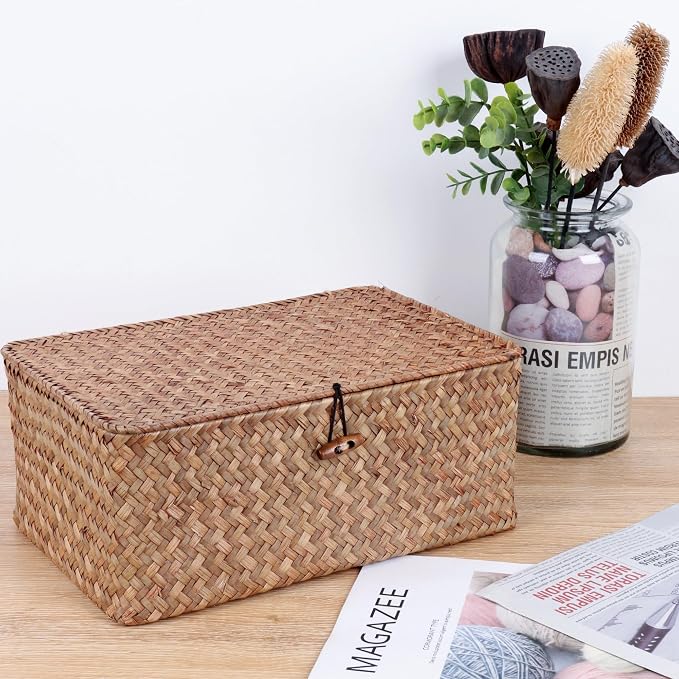 FEIALNDUO Wicker Shelf Baskets - Image 4