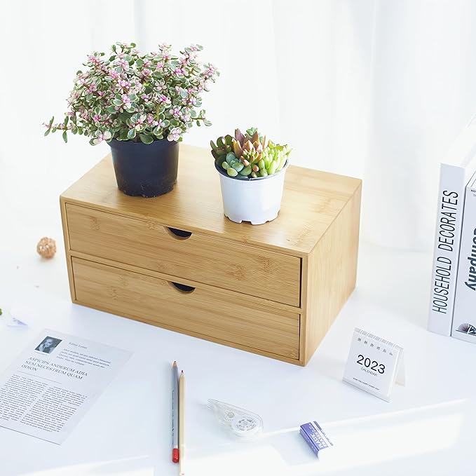 Charmewooden Bamboo Desk Organizer - Image 7