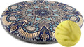 Sigmat Memory Foam Seat Cushion Anti-Slip Soft Round Chair Pad 18 Inch Geometric by Sigmat