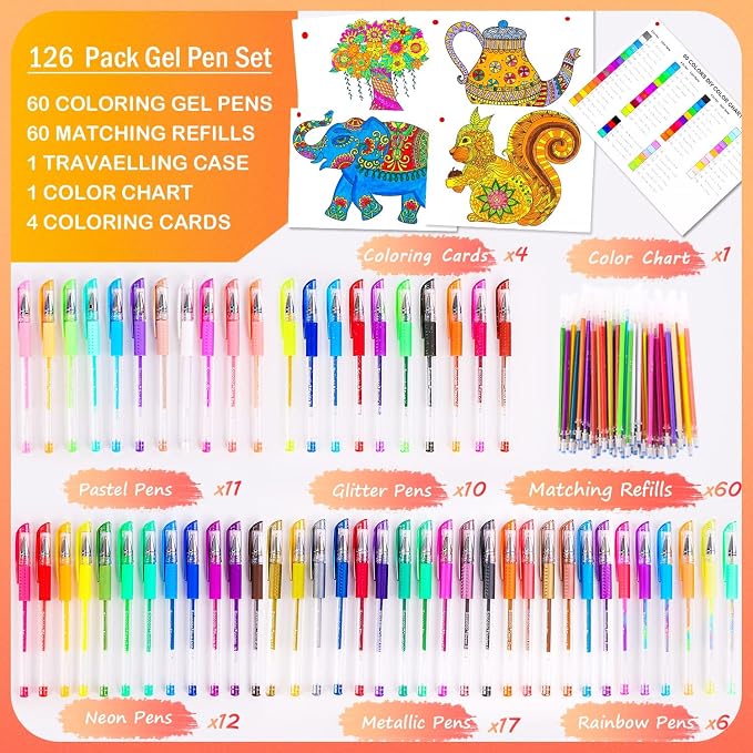 Soucolor Markers for Adult Coloring Books, Coloring Markers for Teacher - Image 4