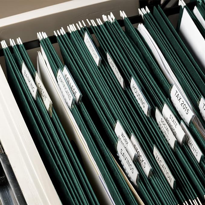 HERKKA Extra Capacity Hanging File Folders, 30 Pack Reinforced Hang Folders - Image 7