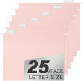 pmybupo Hanging File Folders, 25 Pack Pink Folders, Reinforced Hang Folders by pmybupo
