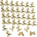 Boao 100 Pcs Mini Gold Metal Clips Small Gold Binder Clips Bulk by Boao