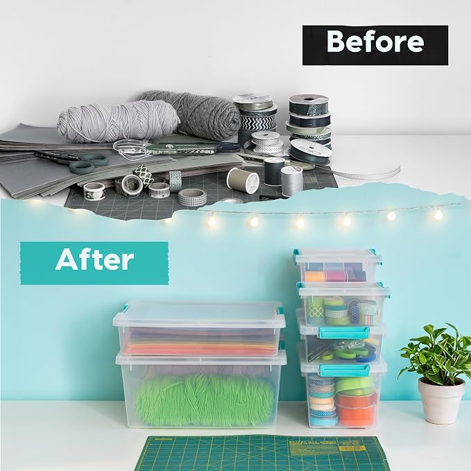 IRIS USA 2 Qt. Craft Storage Bins - Image 6