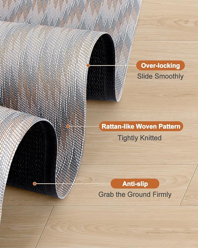 Blvornl Office Chair Mat for Hardwood Floor, Rolling Chair Chair Mat for Hard - Image 9