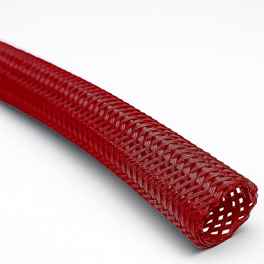 Electriduct 1" Hook Self Closing Sleeve Braid Wrap Around Sleeving Flame by Electriduct