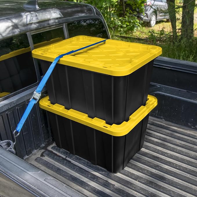 6 Pack 27 Gallon Heavy Duty Storage Bins - Image 7