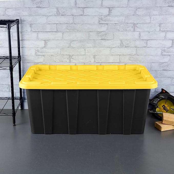 Sterilite 8-Pack Industrial Tote, Plastic Storage Container Bins - Image 4
