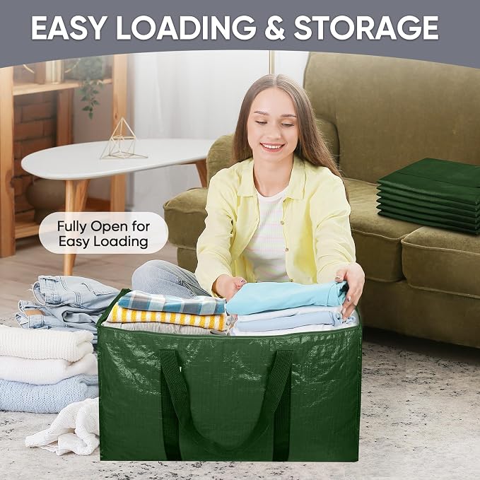 TICONN 4 Pack Extra Large Moving Bags Heavy Duty - Image 7