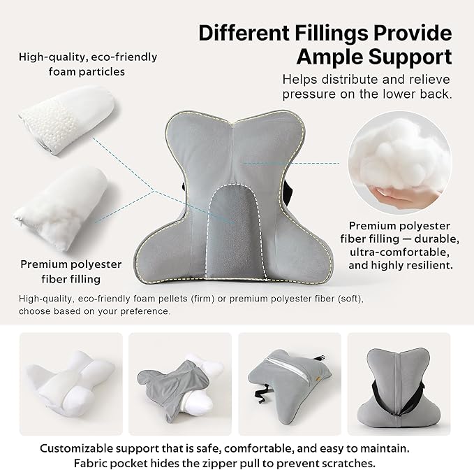 Lumbar Back Pillow, Supportive Back Cushion - Image 3