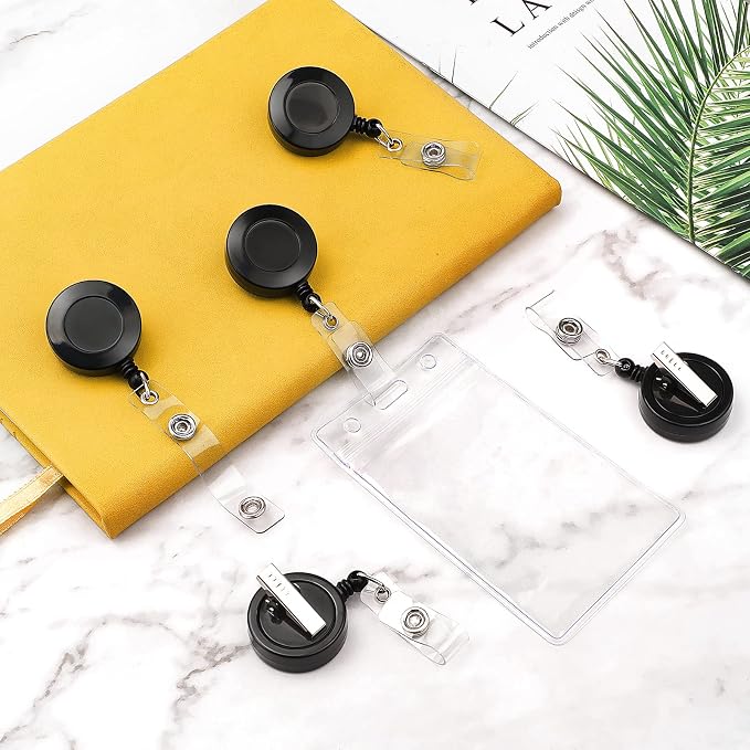 50 Pack Badge Reels Retractable - Image 5