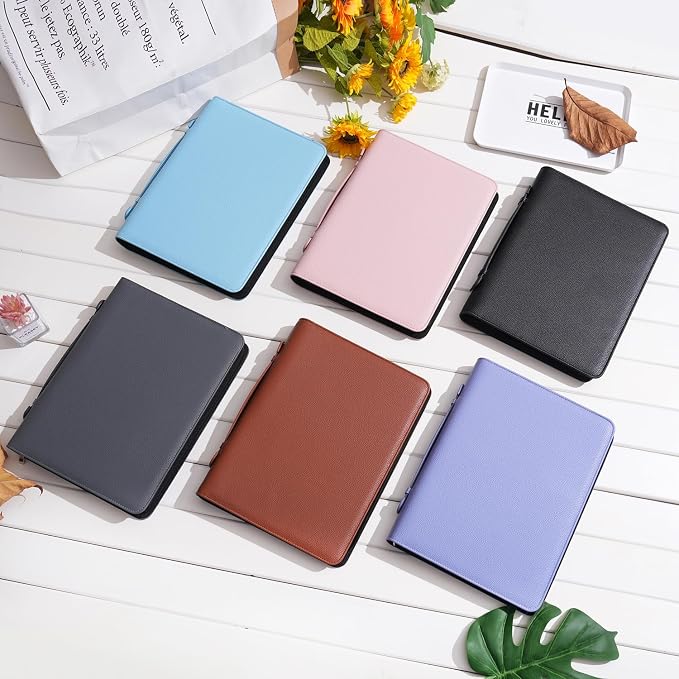 Wonderpool Travel Zippered Portfolio 3 Ring Binder A4 Padfolio Document Case - Image 6