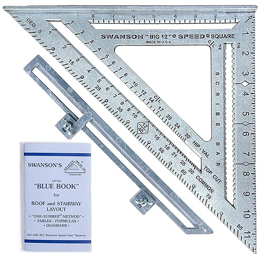Swanson Tool Co S0107 "Big 12" 12-Inch Speed Square Layout Tool by SwansonTool