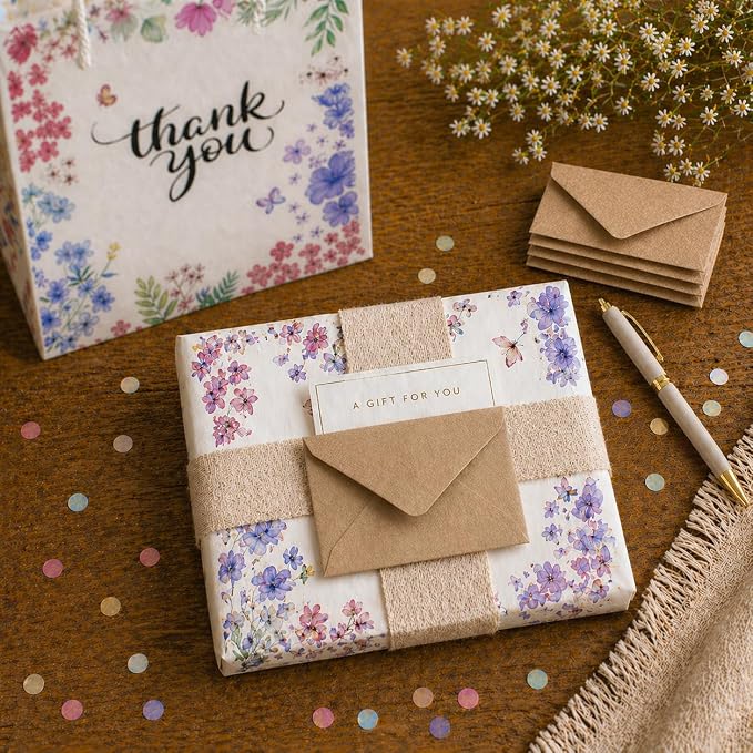 Kraft Mini Envelopes Brown Kraft Envelopes - Image 6