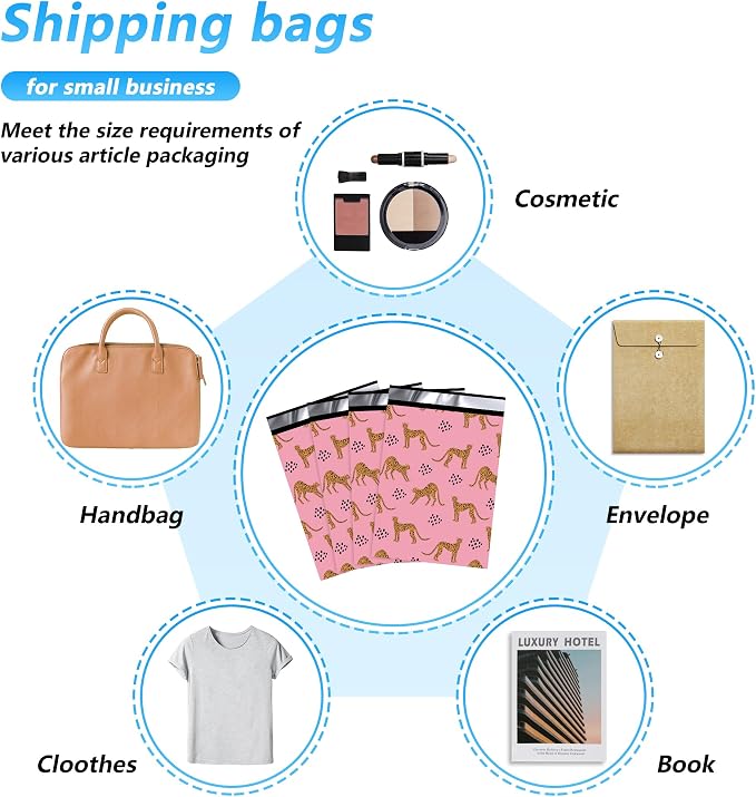 6x9 Inch 100 Pcs Poly Mailer, Waterproof & Tear-Resistant Shipping Bags - Image 7