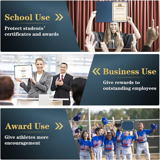 80 Packs Certificate Holders, Diploma Holders, Certificate Folders - Image 6