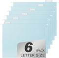 pmybupo High Capacity Blue Hanging File Folders, Pastel Colors, Heavy Duty by pmybupo