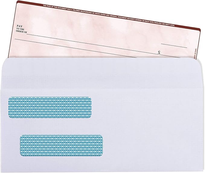 Aimoh 500#8 Double Window Self Seal Security Envelopes - Image 5