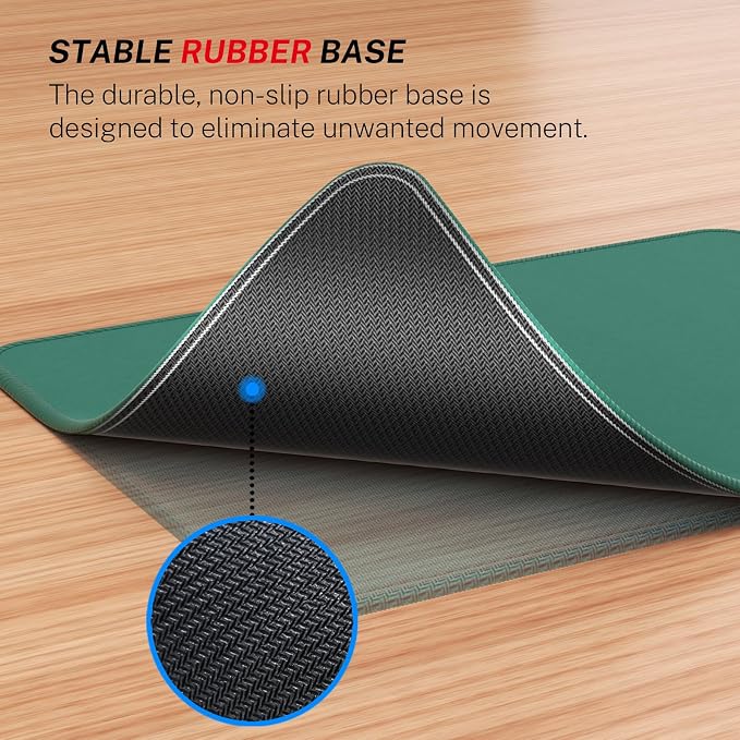 MROCO 3-Pack Mouse Pads, 30% Larger Surface, 8.5 x 11 in, Forest Green | - Image 4