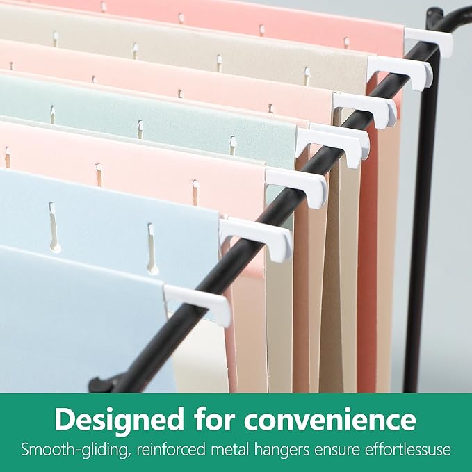 pmybupo High Capacity Blue Hanging File Folders, Pastel Colors, Heavy Duty - Image 5
