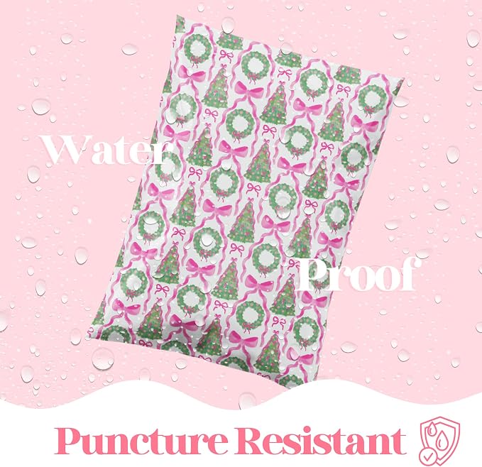 14.5x19 Designer Poly Mailer 100 Pack Heavy Duty Waterproof Self Seal Shipping - Image 5
