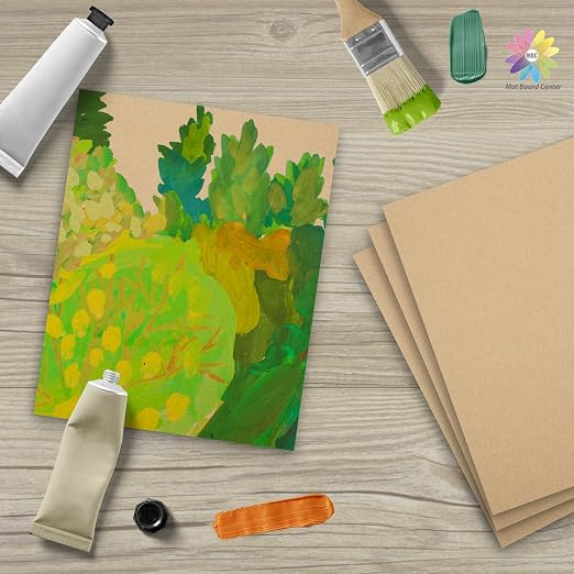 Mat Board Center, 50 Corrugated Cardboard Sheets 8.5x11 Inches Flat Card Board - Image 7