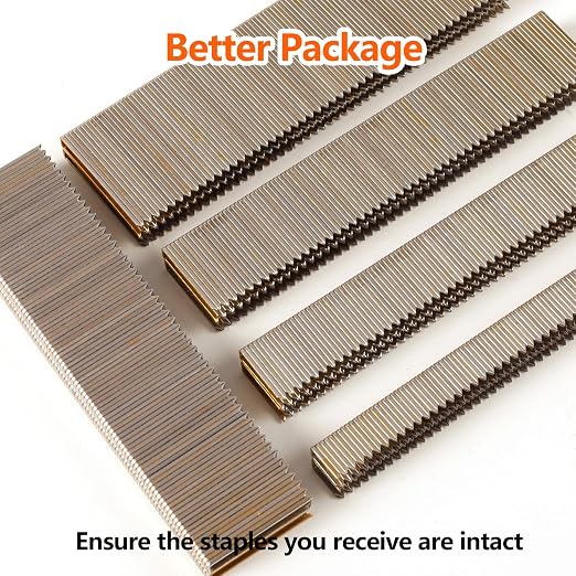 1000-Count 1-1/2 Inch Length, 18 Gauge 1/4 Inch Narrow Crown Staples, Heavy - Image 4