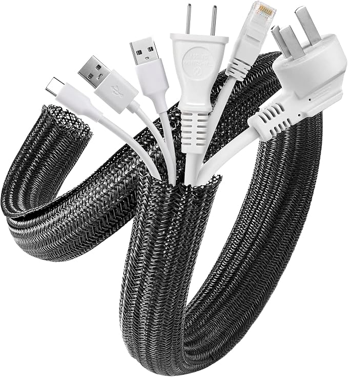 AGPTEK Cable Sleeve, 2 Pack 5ft by AGPTEK