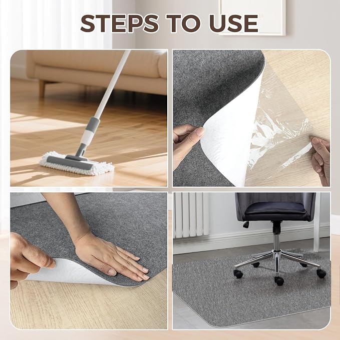 Office Chair Mat, Hard Floor Chair Mat Mat Suitable - Image 6
