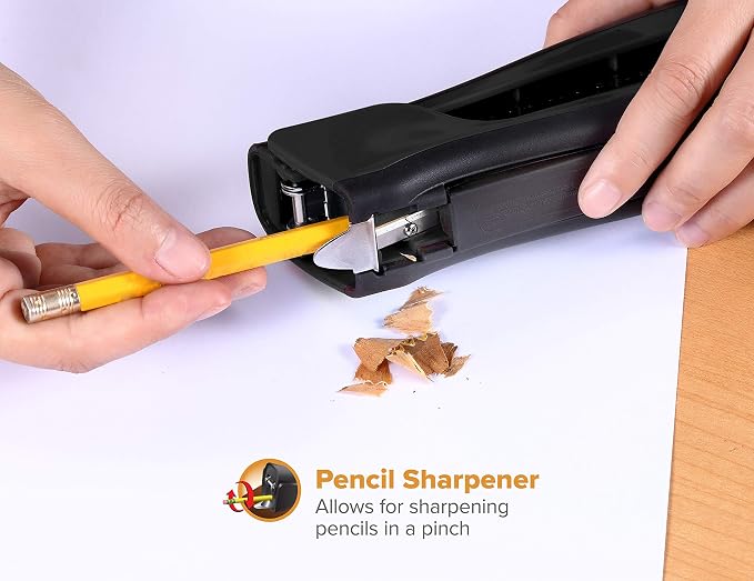 Bostitch Office Eco-Friendly Dynamo 4 in 1 Standup Stapler, Includes 420 Staples - Image 2