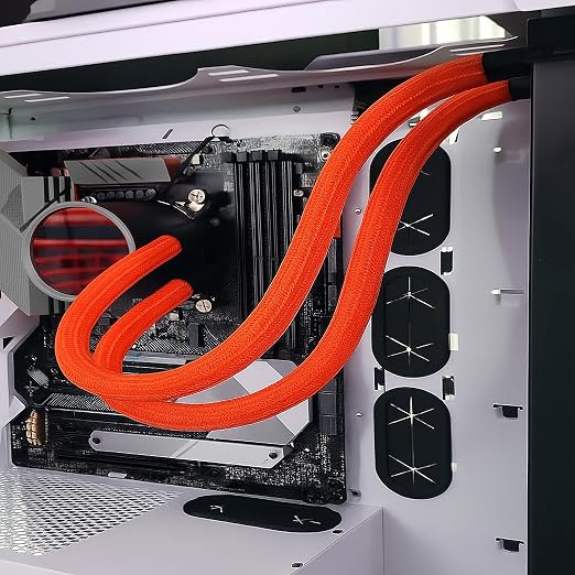 Electriduct 2" Hook Self Closing Sleeve Braid Wrap Around Sleeving Flame - Image 3
