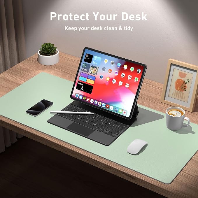 Aothia Large PU Leather Desk Pad Protector - Image 4