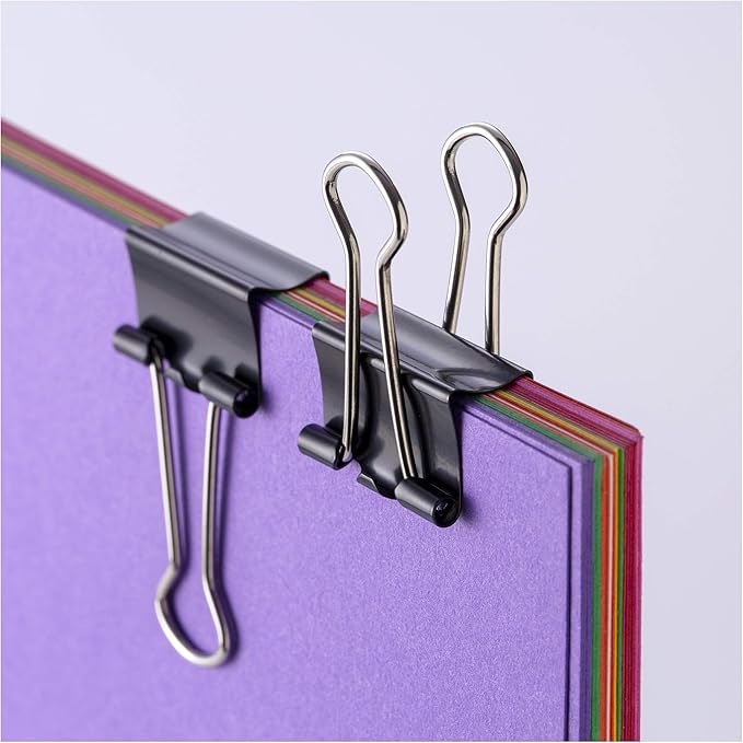 Officemate Small Binder Clips, 12 Boxes of 1 Dozen Each - Image 7