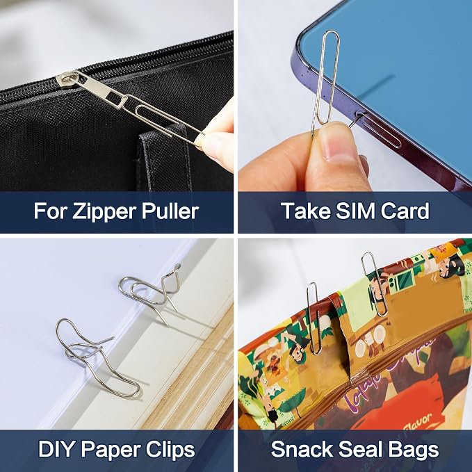 Deli #1 Smooth Paper Clips, 1000 Medium Paper Clips, 10 Boxes of 100 Each - Image 6