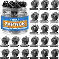 24 Pack Magnetic Clips Fridge Magnets Whiteboard Magnets, Magnet Clips by JTIEO