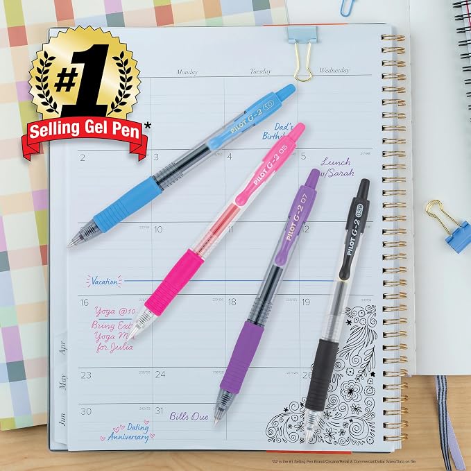 Pilot G2 Premium Gel Roller Pens, Bold Point 1 mm, - Image 7