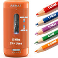 AFMAT Electric Pencil Sharpener, Auto in & Out, 5 Nibs, 7K+ Uses, Fully by AFMAT