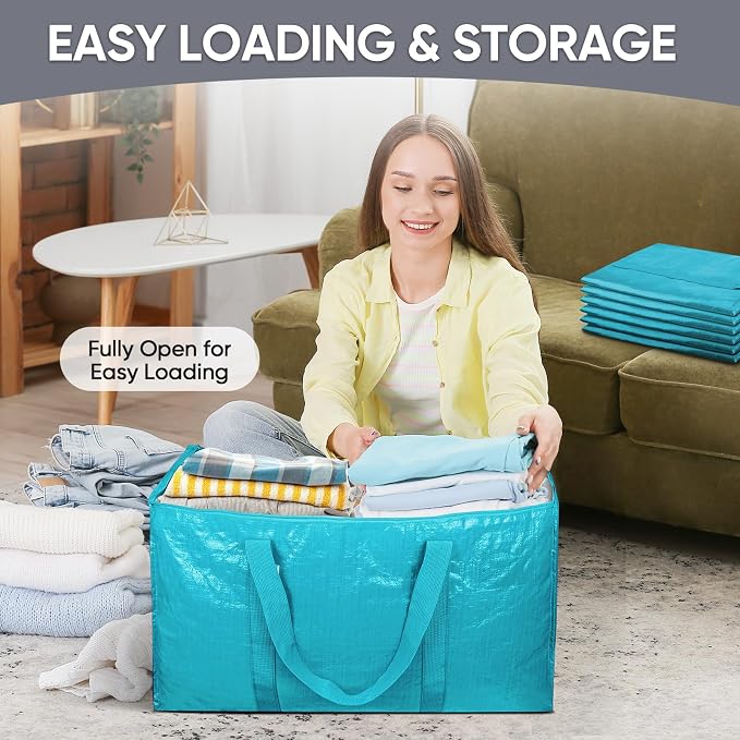 TICONN 6 Pack Extra Large Moving Bags Heavy Duty - Image 7