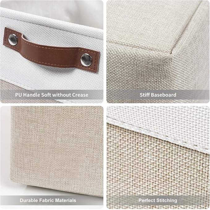 Bagnizer Storage Bins Large Fabric Storage Baskets - Image 6