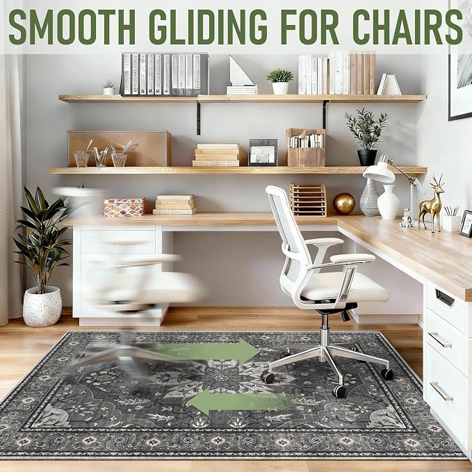 48"x60" Office Chair Mat for Hardwood, Under Desk Chair Mat for Home Office - Image 6