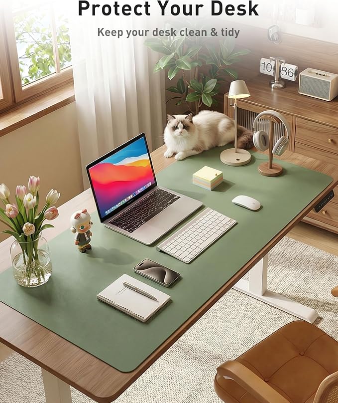 Aothia Faux Leather Desk Mat - Image 8