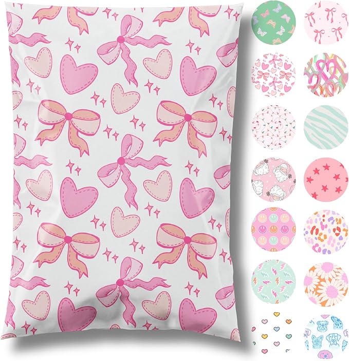 Pretty Package Store 14.5x19 Designer Poly Mailer 100 Pack Heavy Duty by PrettyPackageStore