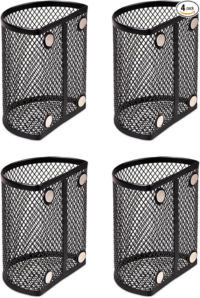 QYH Magnetic Pen Holder 4 Pack Pencil Locker Organizer Accessories by QYH